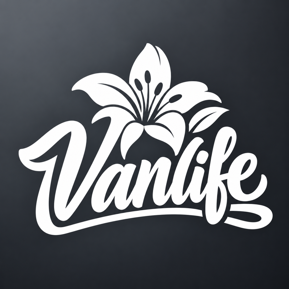 Vanlife Lily Vinyl Sticker