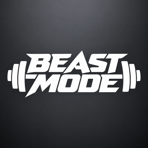 Beast Mode Vinyl Sticker