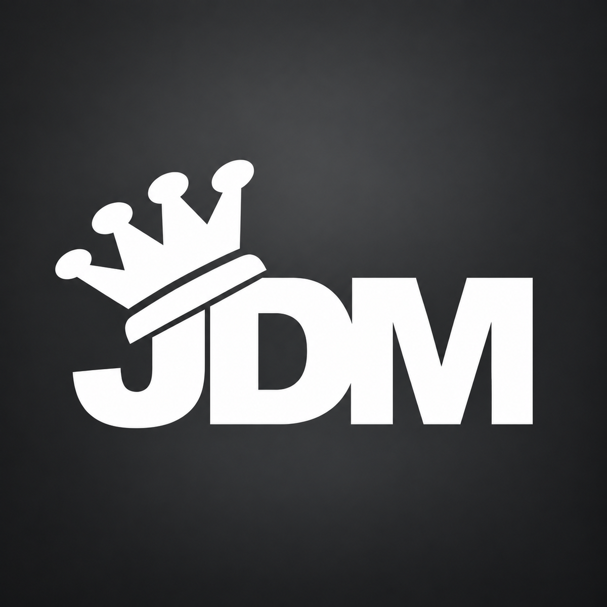 Crowned JDM vinyl sticker