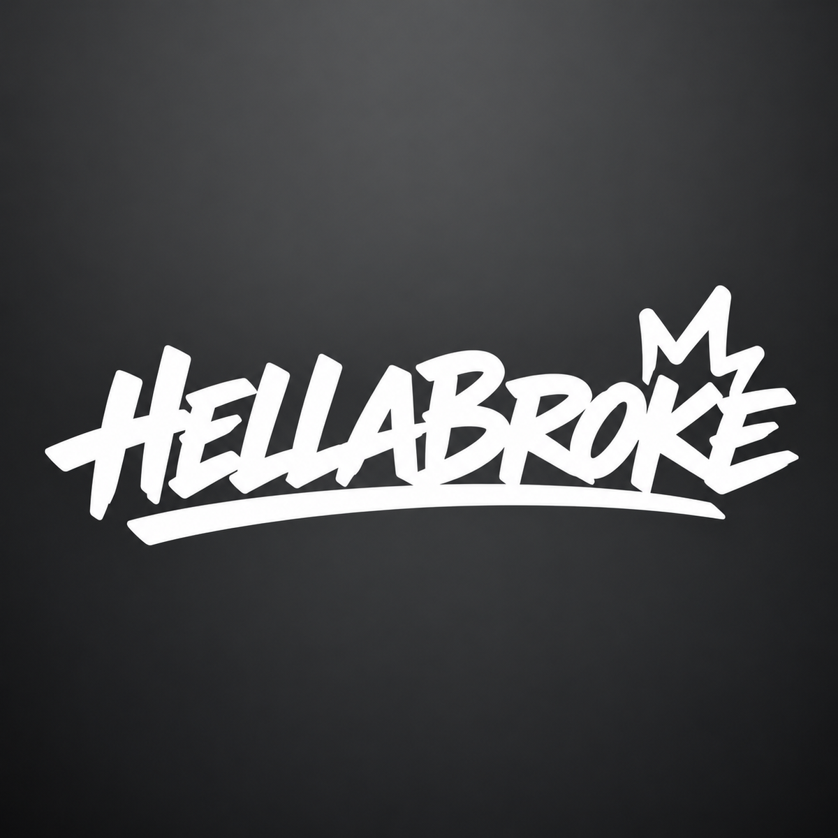 Hellabroke Crown Vinyl Sticker
