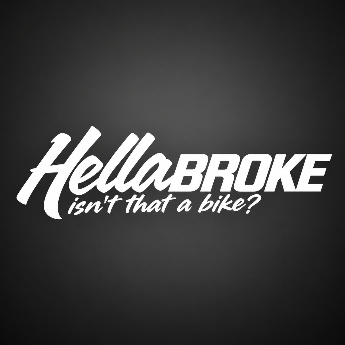 Hellabroke vinyl sticker