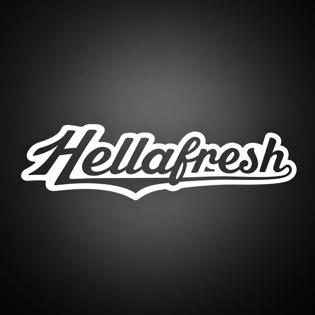 Hellafresh vinyl sticker