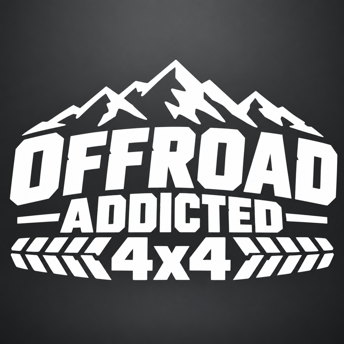 Offroad Addicted 4x4 Vinyl Sticker