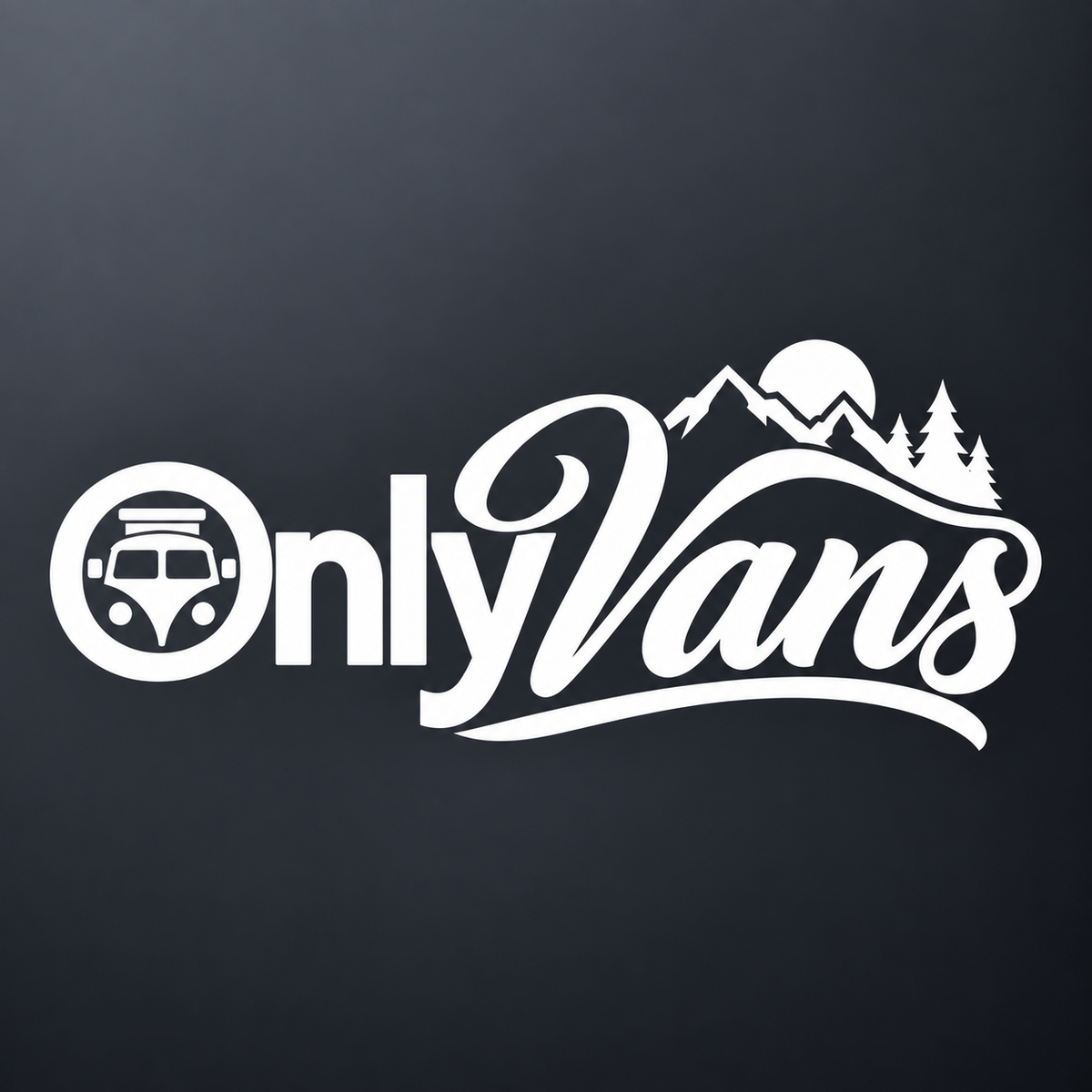 OnlyVans Campervan Vinyl Sticker