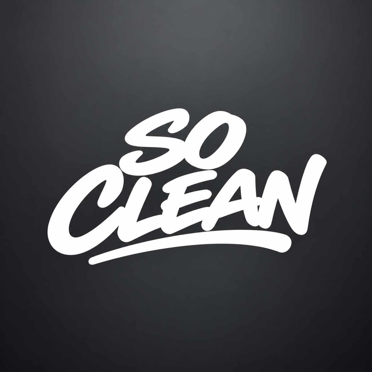 So Clean Vinyl Sticker